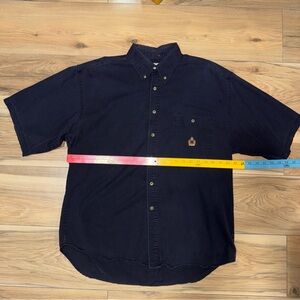 Men's Navy Blue Short Sleeve Shirt